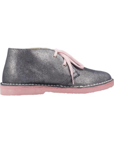 BOTAS CHICCO 1060530C PLATEADAS CON DETALLES FLORALES Y CORDONES ROSAS 810