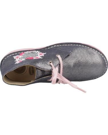 BOTAS CHICCO 1060530C PLATEADAS CON DETALLES FLORALES Y CORDONES ROSAS 810