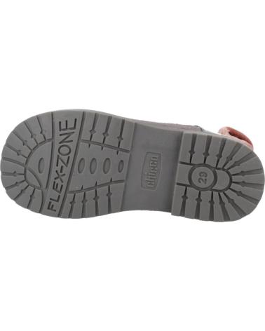 STIVALI CHICCO CHIAY 950 GRIGIO CON FIOCCO E RICAMO FLOREALE 950