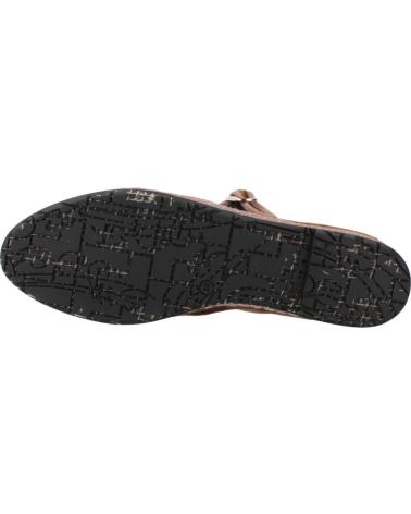 FLABELUS BALTHASAR - BALLERINE IN VELLUTO MARRONE CON SUOLA IN JUTA MARRON