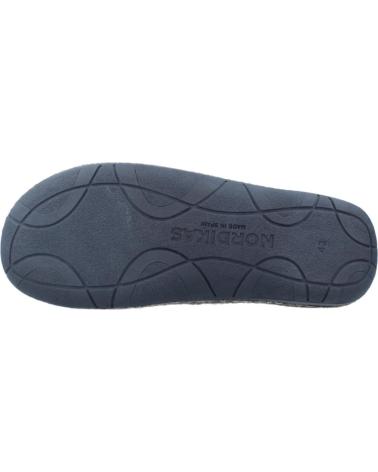NORDIKAS MODEL 2630 GREY SLIPPERS FOR MEN GRIS