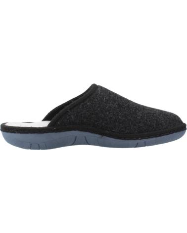 NORDIKAS MODEL 2630 BLACK SLIPPERS FOR MEN NEGRO