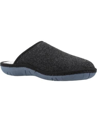NORDIKAS MODEL 2630 BLACK SLIPPERS FOR MEN NEGRO