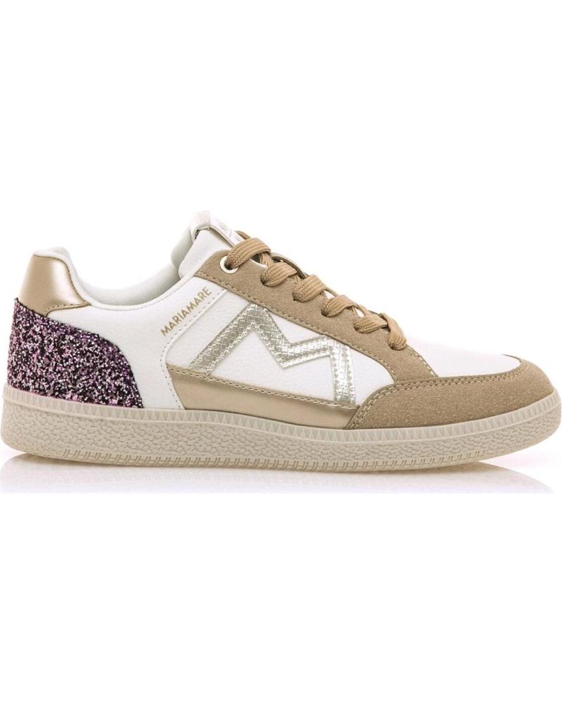 Accueil-MARIA-MARE-BASKETS URBAINES MARIA MARE 68528 BEIGE AVEC DÉTAILS IMPRIMÉ ANIMAL-BEIGE