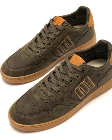SNEAKERS URBANE MTNG 84823 VERDE CON SUOLA CARAMELLO VERDE