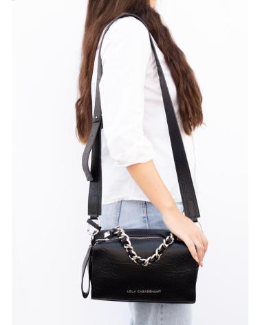 LOLA CASADEMUNT LF2504015 UMHÄNGETASCHE SCHWARZ NEGRO
