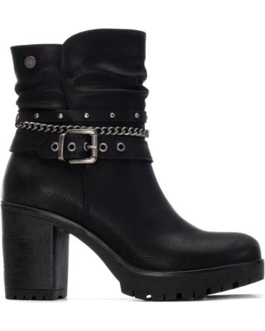 STIVALETTO REFRESH 17291703 NERO CON CATENE E FIBBIA NEGRO