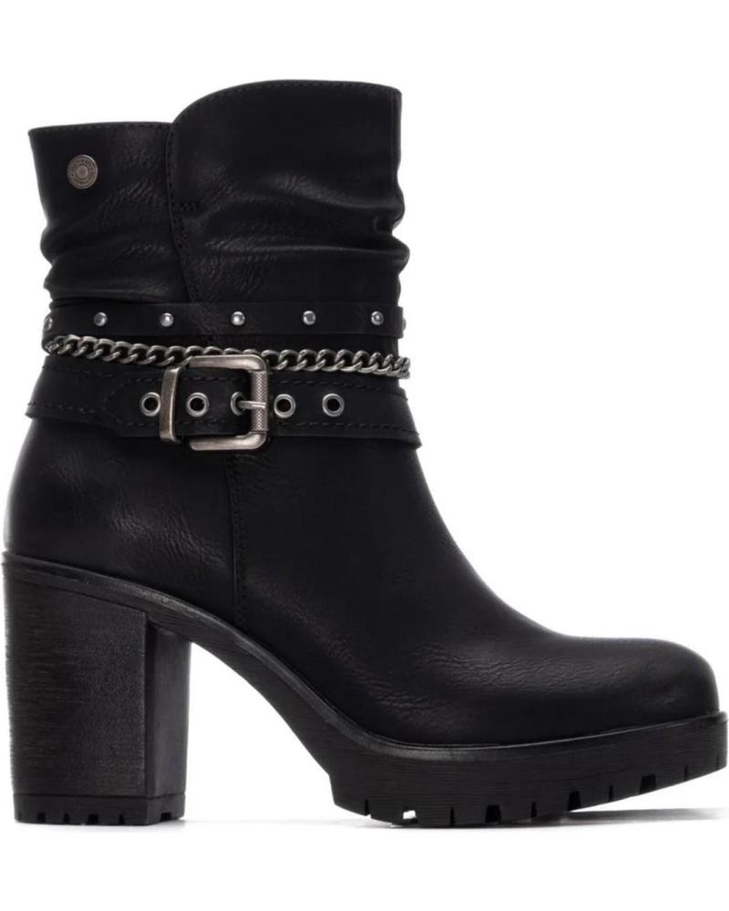 STIVALETTO REFRESH 17291703 NERO CON CATENE E FIBBIA NEGRO