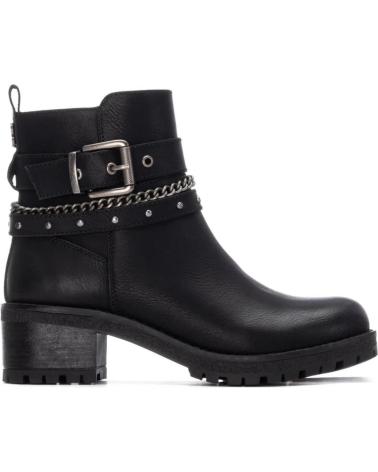 STIVALETTO BIKER NERO REFRESH CON BORCHIE E CATENA 17291803 NEGRO