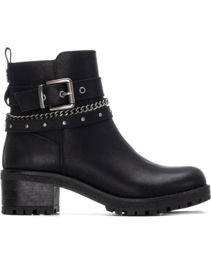 STIVALETTO BIKER NERO REFRESH CON BORCHIE E CATENA 17291803 NEGRO