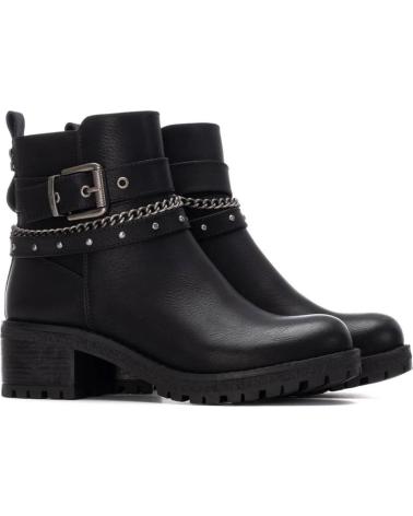 STIVALETTO BIKER NERO REFRESH CON BORCHIE E CATENA 17291803 NEGRO
