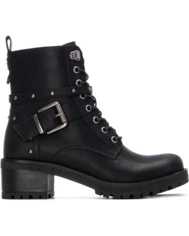 STIVALETTO MILITARE NERO REFRESH CON LACCI E BORCHIE 17324703 NEGRO