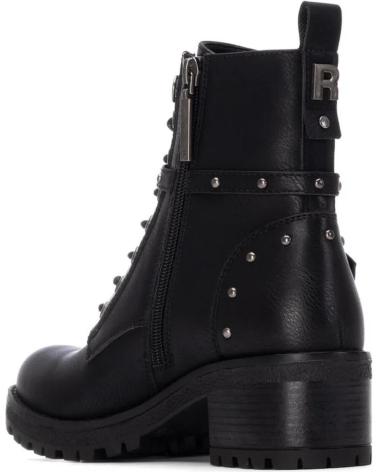 STIVALETTO MILITARE NERO REFRESH CON LACCI E BORCHIE 17324703 NEGRO