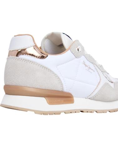 SNEAKERS PEPE JEANS BRIT MIRROR BIANCHE BLANCO