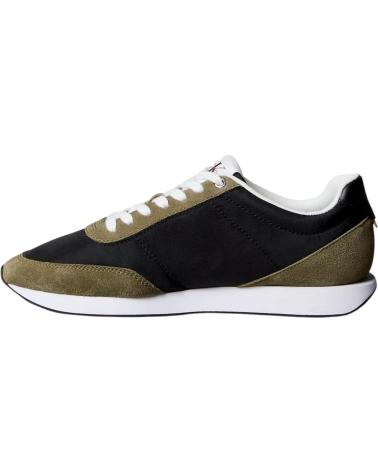 SNEAKERS CALVIN KLEIN RETRO RUNNER ESS MIX MAT KAKI KAKI
