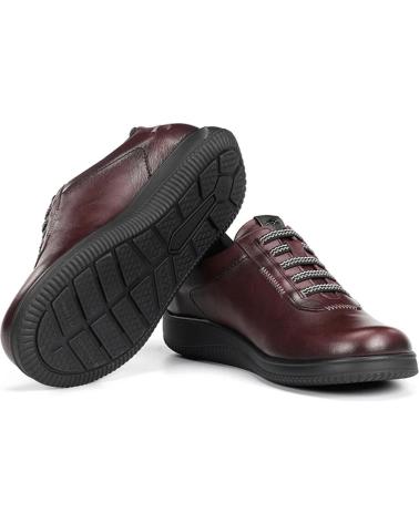 FLUCHOS SNEAKERS F2335 IN PELLE BORDEAUX BURDEOS