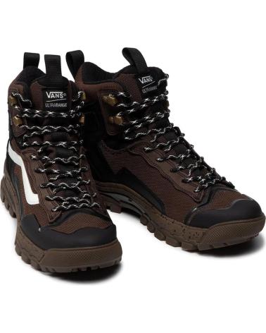 VANS OFF THE WALL VN0A5JHX2331 DARK BROWN HIKING BOOTS BLACK