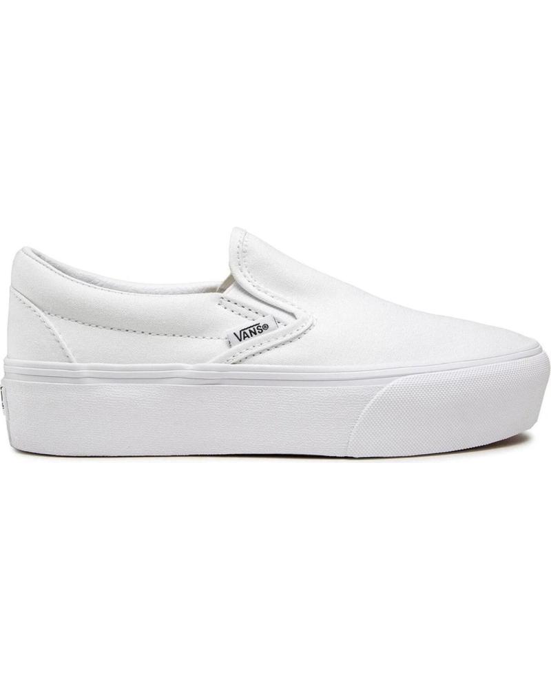 SCARPE VANS OFF THE WALL VN0A3JEZW001 SLIP-ON BIANCHE BLANCO