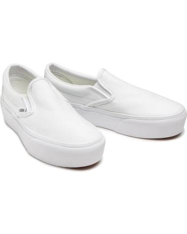 SCARPE VANS OFF THE WALL VN0A3JEZW001 SLIP-ON BIANCHE BLANCO