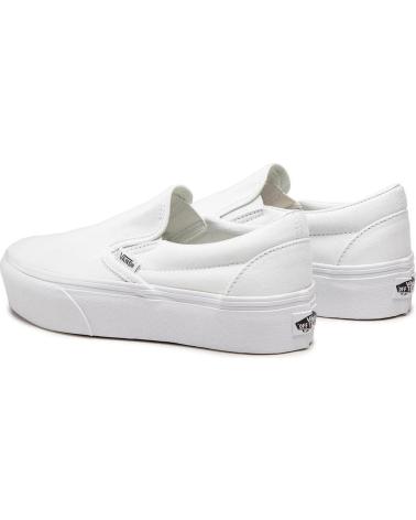 SCARPE VANS OFF THE WALL VN0A3JEZW001 SLIP-ON BIANCHE BLANCO