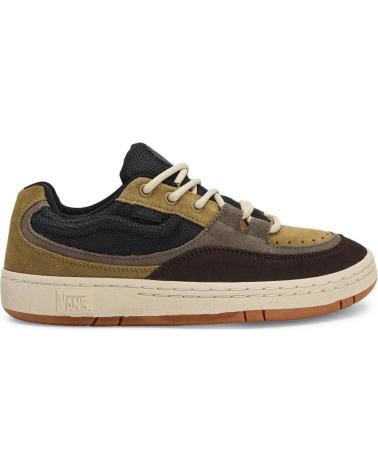 VANS OFF THE WALL BASKETS URBAINES VN000CTNSKQ1 KAKI ET MARRON BLACK