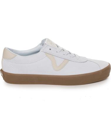 VANS OFF THE WALL SNEAKER VN000CTDFYN1 WEISS MIT KARAMELSOHLE BLANCO