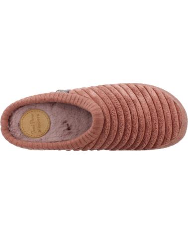 TONI PONS MALU-OD ZAPATILLA DE CASA ROSA BRUÑIDO BRU