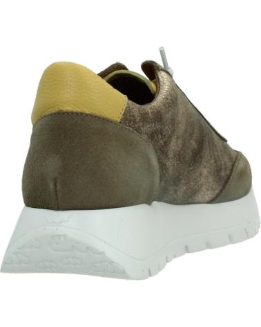 WONDERS ZAPATILLAS DEPORTIVAS 2476 EN TONO VERDE-DORADO YELLOW