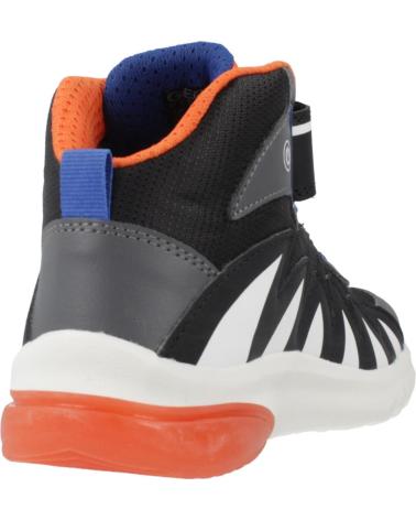 GEOX J CIBERDRON BOY C0038 - SCARPE CASUAL NERE C0038
