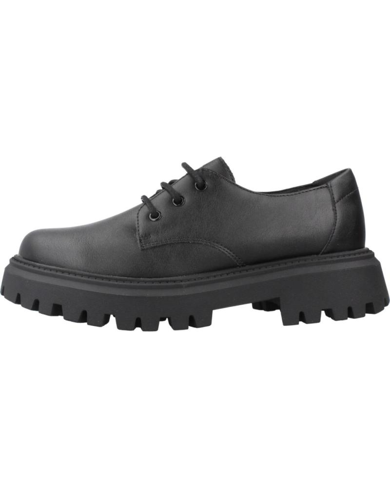 SCARPE STRINGATE GEOX J MAQUINNENS GIRL NERE C9999 C9999