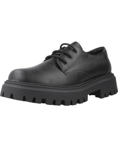 SCARPE STRINGATE GEOX J MAQUINNENS GIRL NERE C9999 C9999