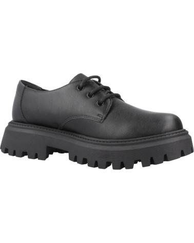 SCARPE STRINGATE GEOX J MAQUINNENS GIRL NERE C9999 C9999