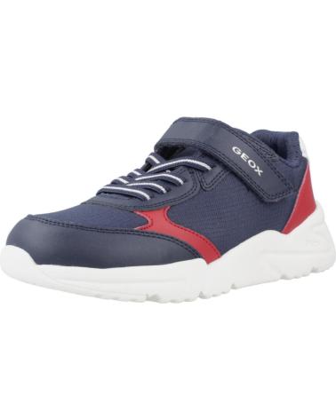 GEOX J LOFTUS C0735 - SNEAKERS CASUAL BAMBINO BLU MARINO C0735