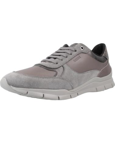 GEOX D SUKIE C9002 - SNEAKERS CASUAL DONNA GRIGIO C9002