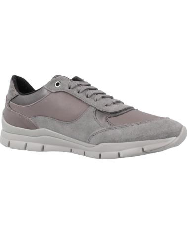 GEOX D SUKIE C9002 - SNEAKERS CASUAL DONNA GRIGIO C9002
