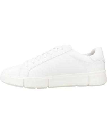 SNEAKERS GEOX U PRALI C1000 BIANCHE C1000