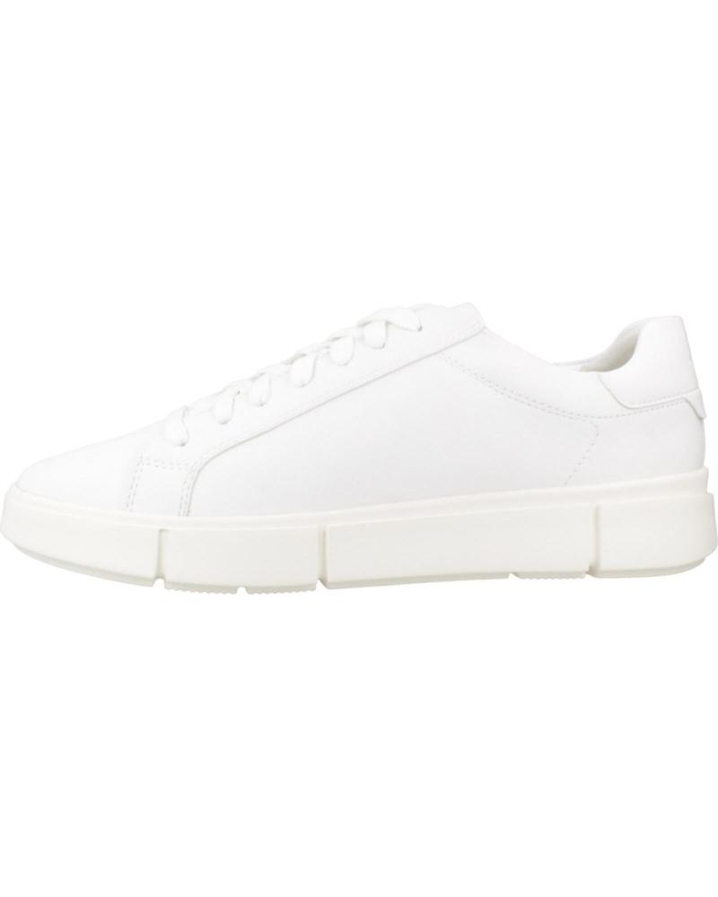 SNEAKERS GEOX U PRALI C1000 BIANCHE C1000