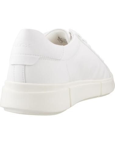 SNEAKERS GEOX U PRALI C1000 BIANCHE C1000