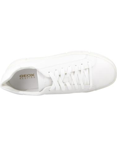 SNEAKERS GEOX U PRALI C1000 BIANCHE C1000