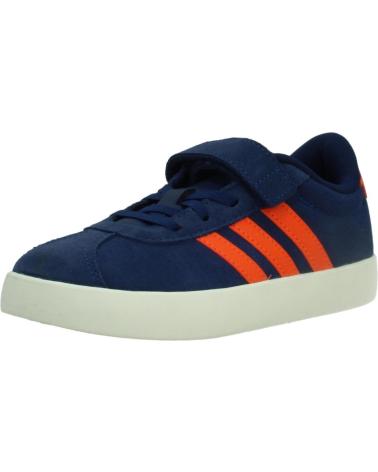 ADIDAS VL COURT 3.0 EL C BLAUE UND ORANGE SNEAKER BLUE