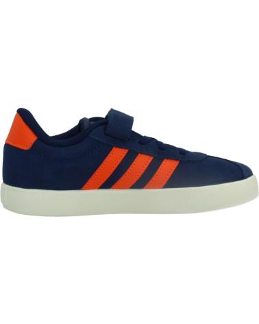ADIDAS VL COURT 3.0 EL C BLAUE UND ORANGE SNEAKER BLUE