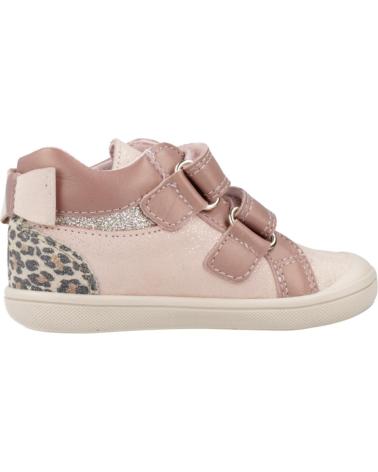 PABLOSKY 061770: STIVALETTO IN PELLE ROSA CON VELCRO PER BAMBINA TBNSU