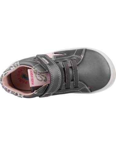 SNEAKERS CASUAL PABLOSKY 064455P GRIGIO PIOMBO CON STELLA ROSA PLOMO
