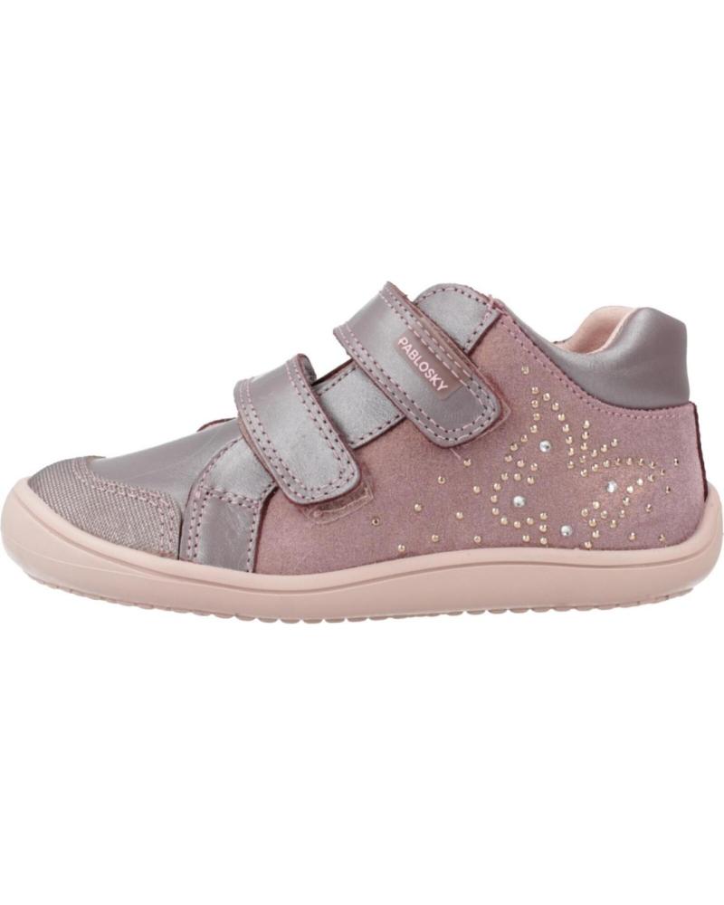 STIVALI PABLOSKY 064580P ROSA ROSE CON CHIUSURA ADESIVA ROSE