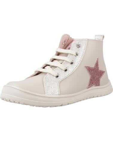 STIVALI PABLOSKY 445535P BEIGE PIETRA CON STELLA ROSA PIEDRA