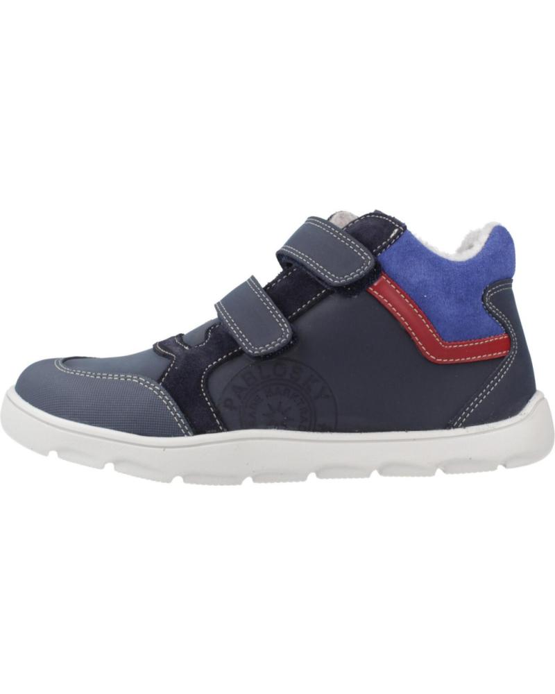 SNEAKERS PABLOSKY 519424P BLU MARINO CON DOPPIO VELCRO MARINO