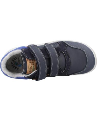 SNEAKERS PABLOSKY 519424P BLU MARINO CON DOPPIO VELCRO MARINO