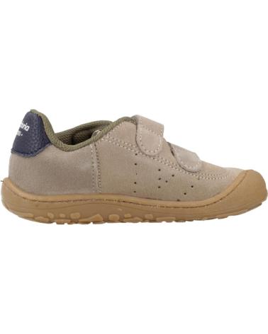 SNEAKERS VICTORIA 1370118V BOSCO BEIGE TORTORA CON CHIUSURA A STRAPPO PER BAMBINO TAUPE