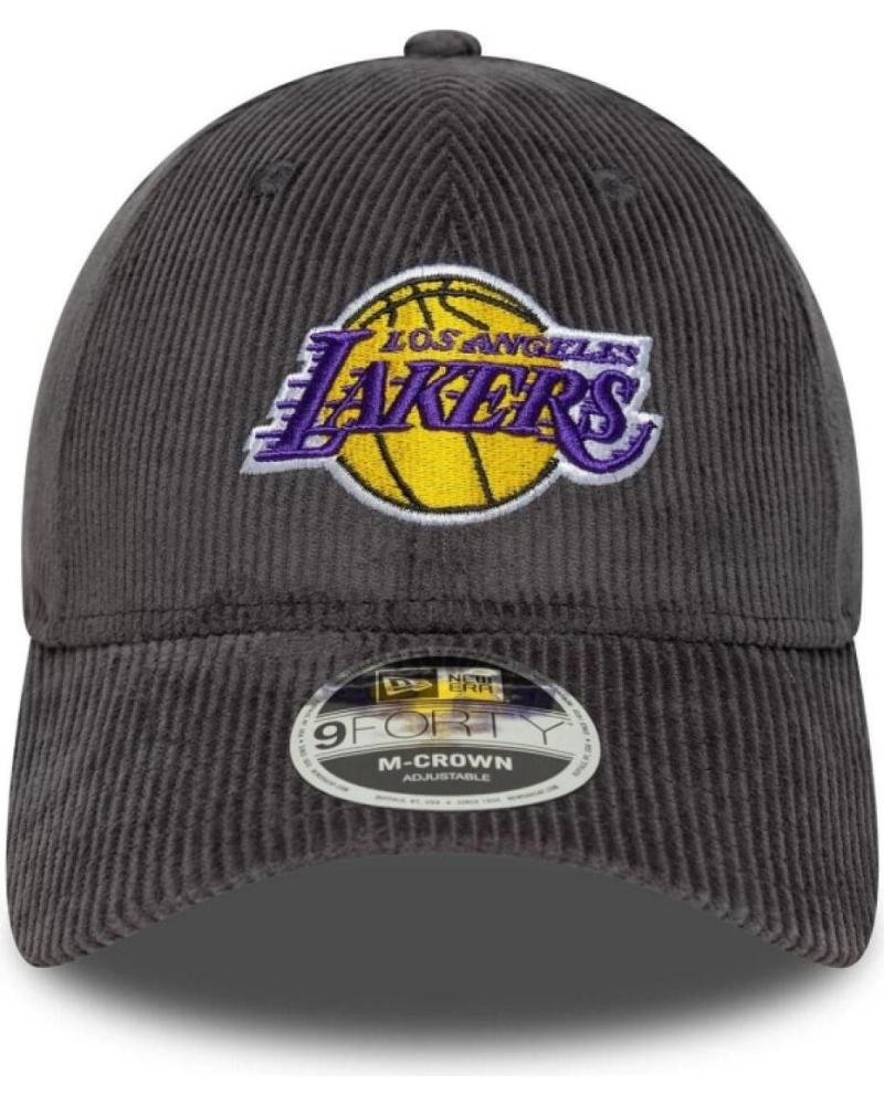 NEW ERA LA LAKERS MLB CORD 9FORTY KAPPE DUNKELGRAU GRH