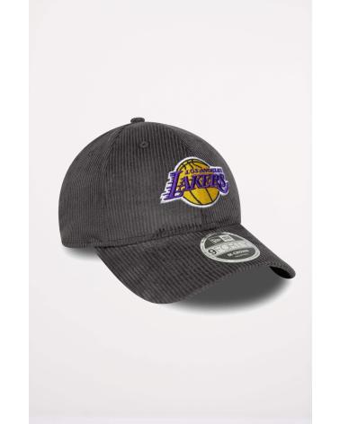 NEW ERA LA LAKERS MLB CORD 9FORTY KAPPE DUNKELGRAU GRH